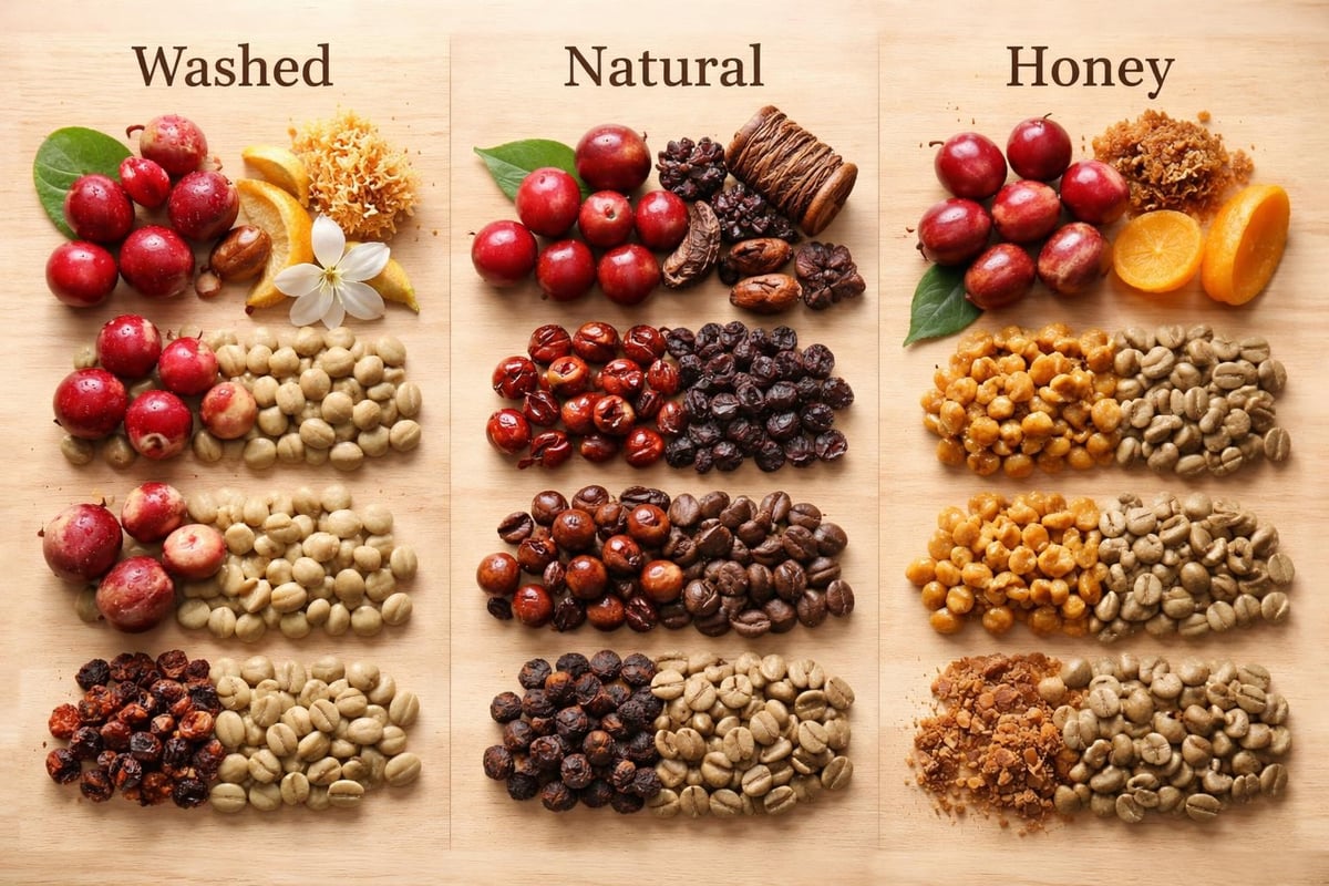 Coffee processing methods