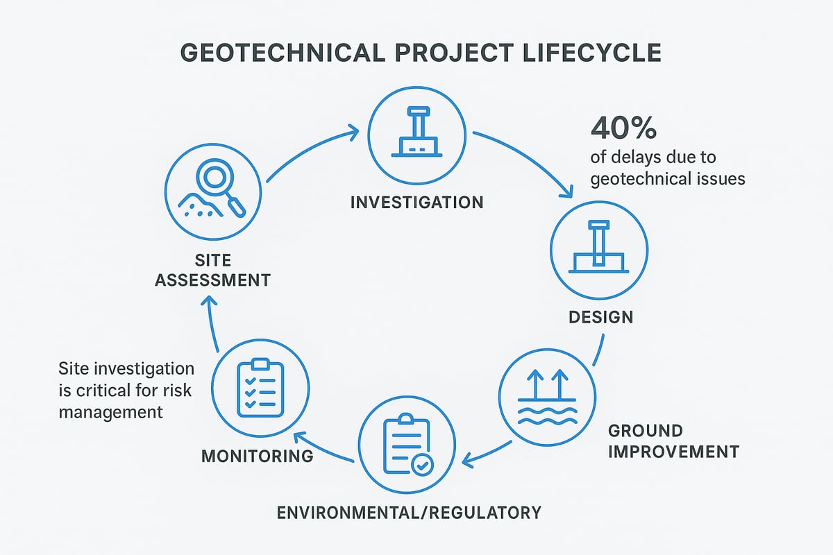 The Geotechnical Project Lifecycle: Step-by-Step