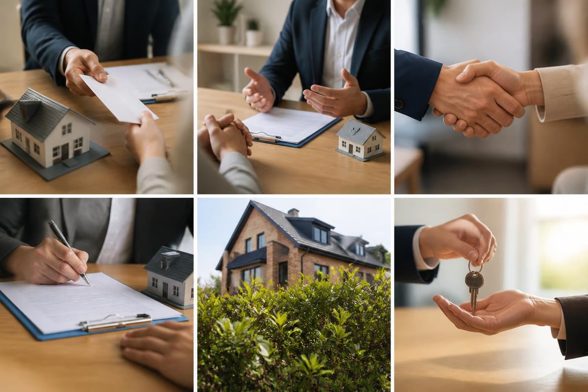 Processus de négociation vente immobilière