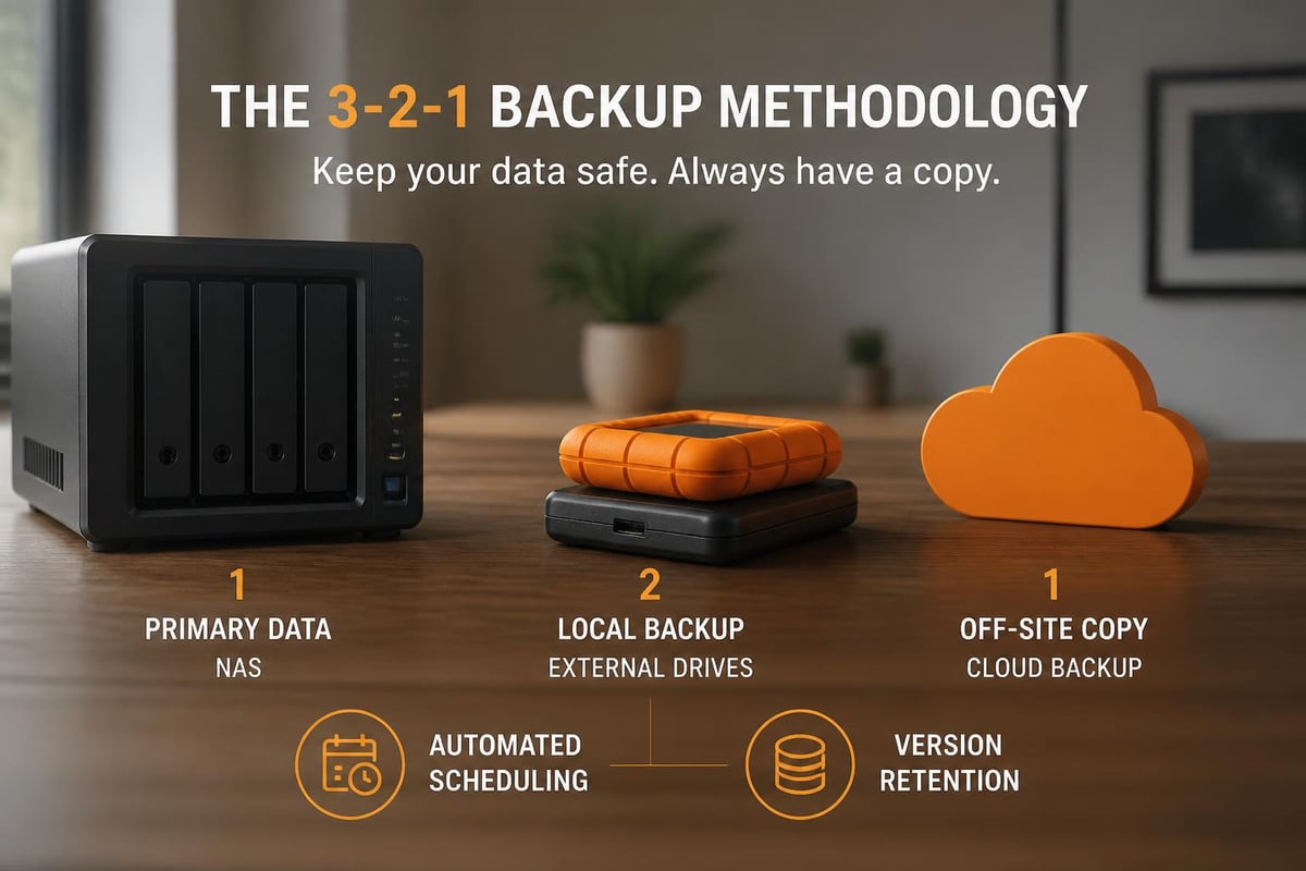 Backup strategy workflow