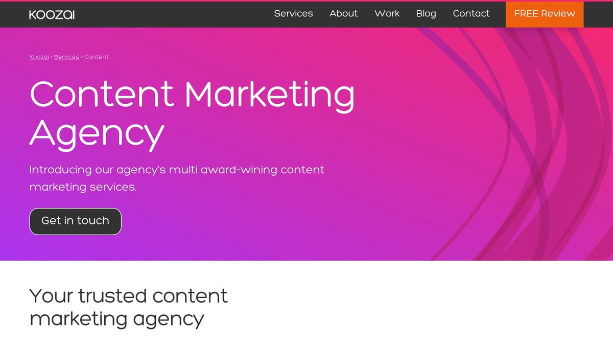 8 Leading Content Agencies to Watch in 2026 - Koozai