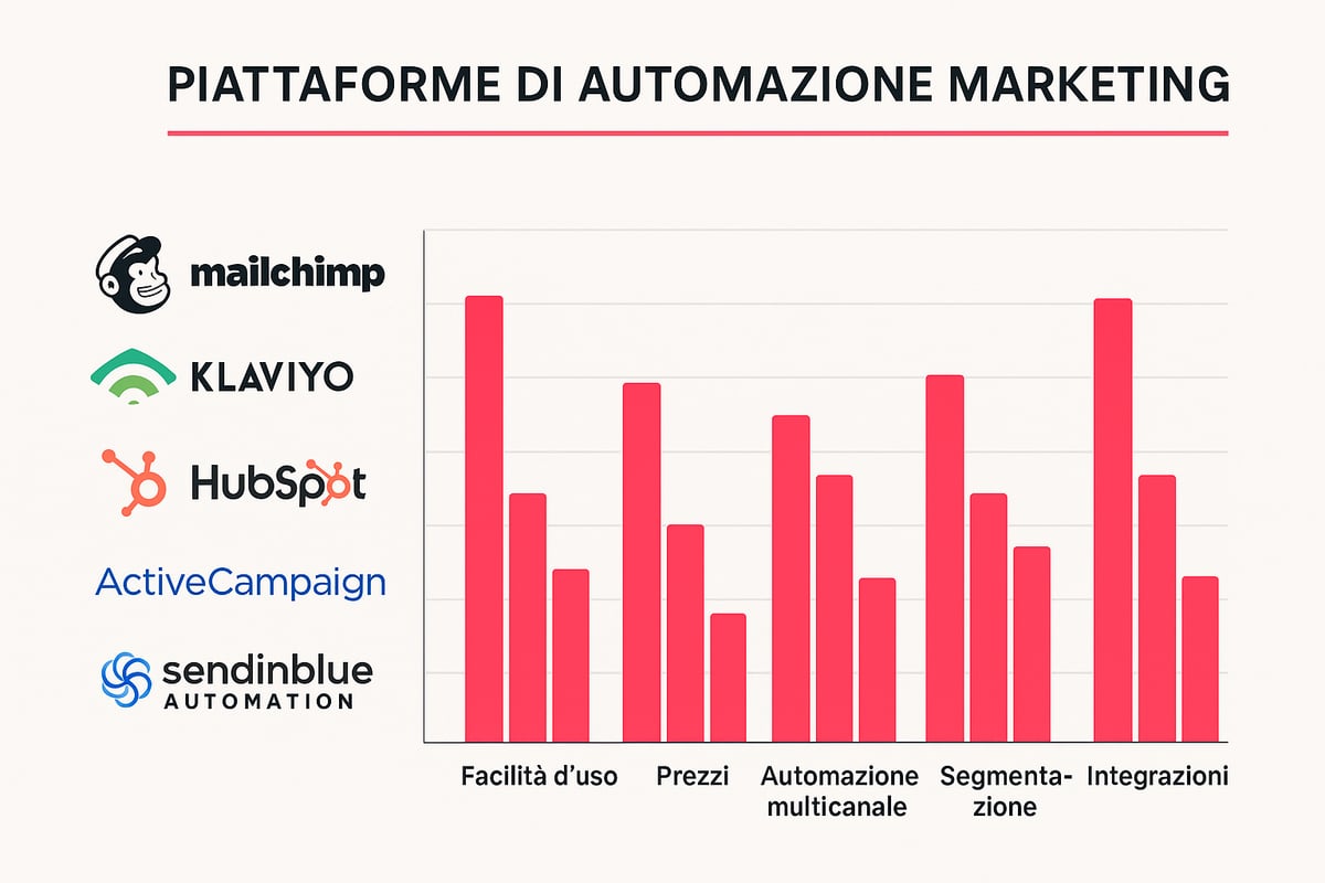 Analisi dei Principali Competitor: Mailchimp, Klaviyo, HubSpot, ActiveCampaign