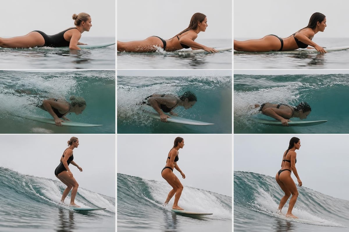 Coverage-Optionen für Surf-Bikini-Hosen