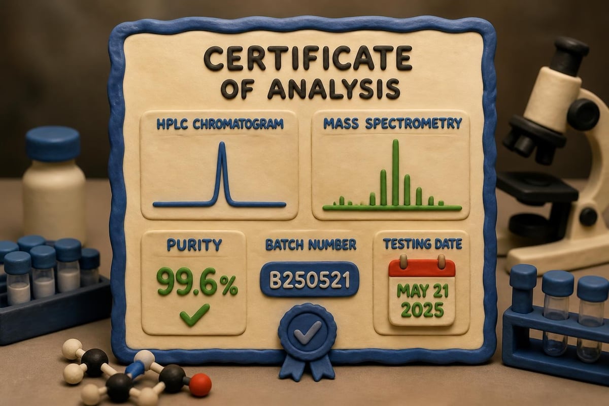 Peptide quality control documentation