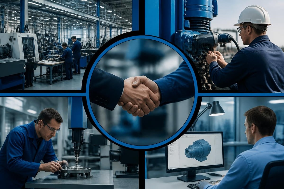Manufacturing corporation operational structure