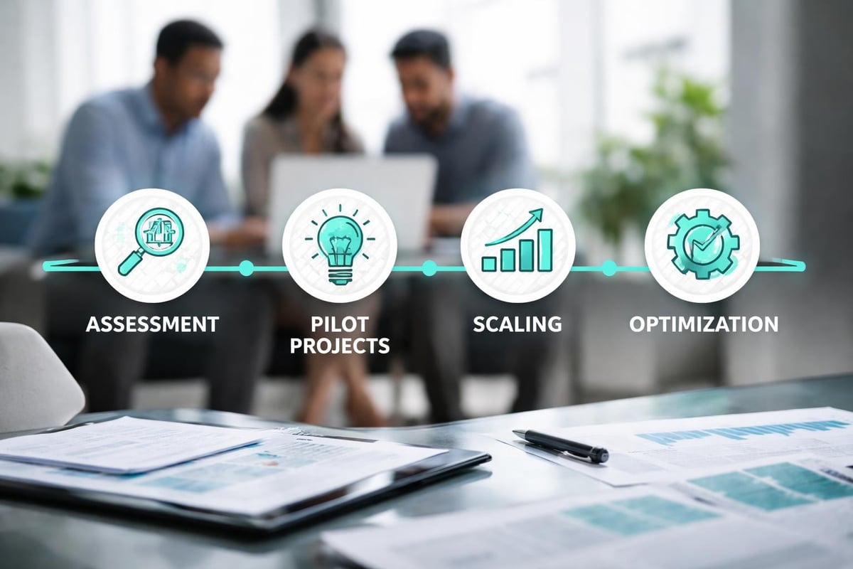 AI implementation phases