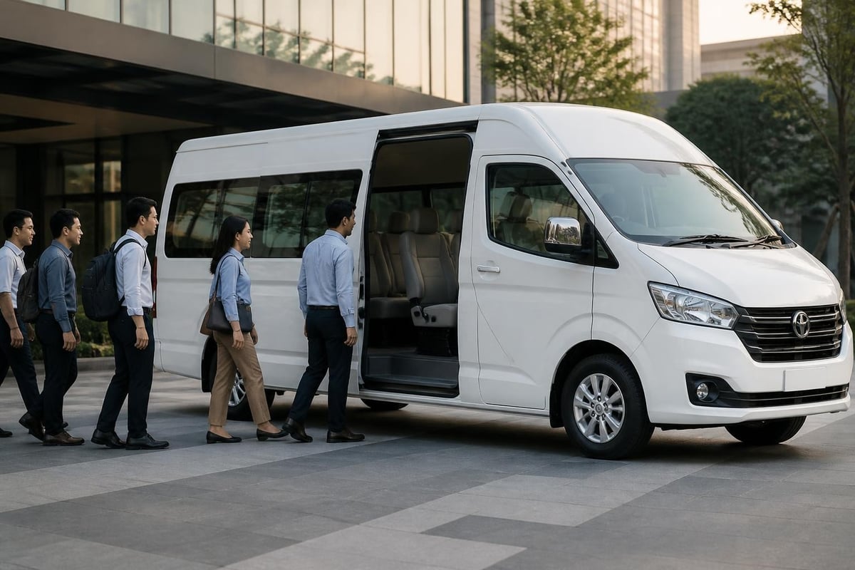 Aplikasi shuttle karyawan dengan long ELF