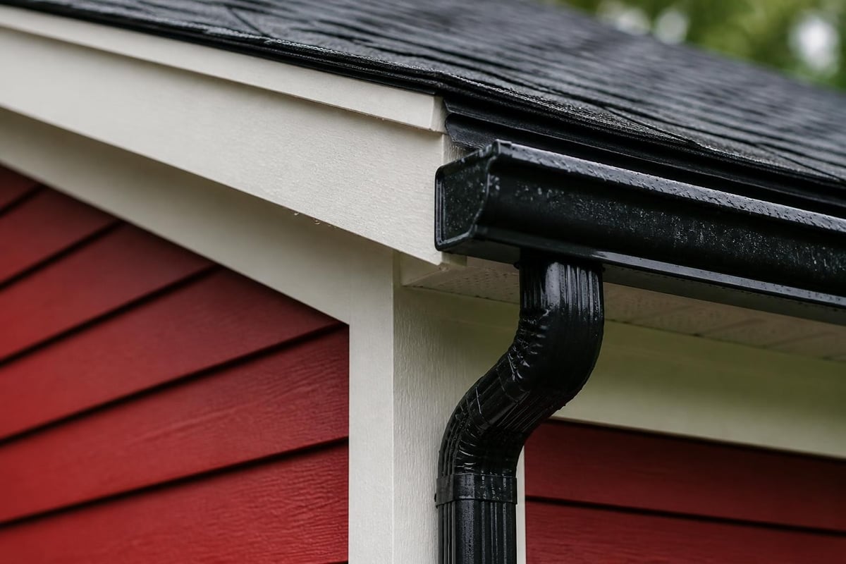 Roofing fascia protecting roof edge