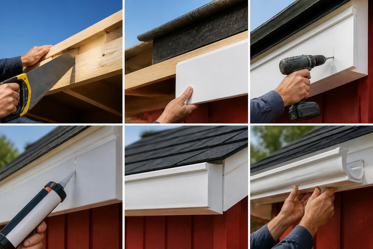 Fascia installation sequence