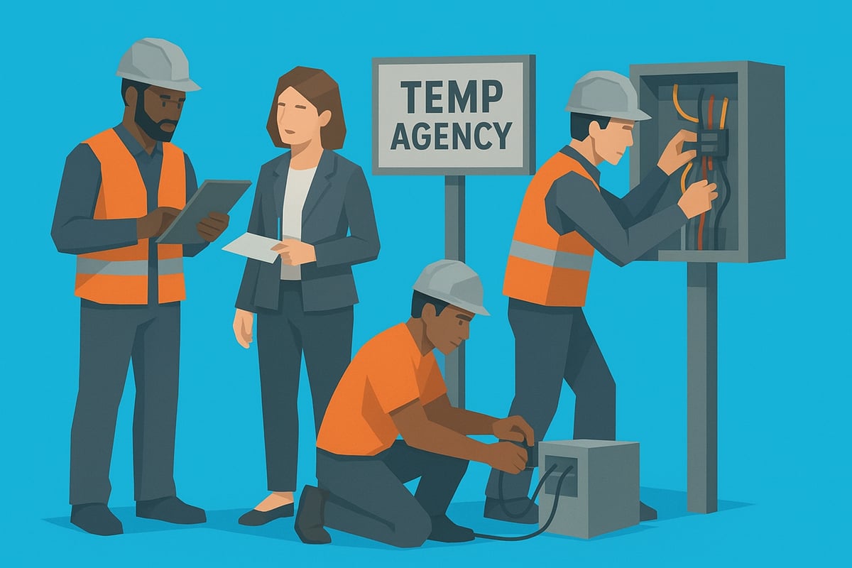 Why Electricians Choose Temp Agencies in 2025