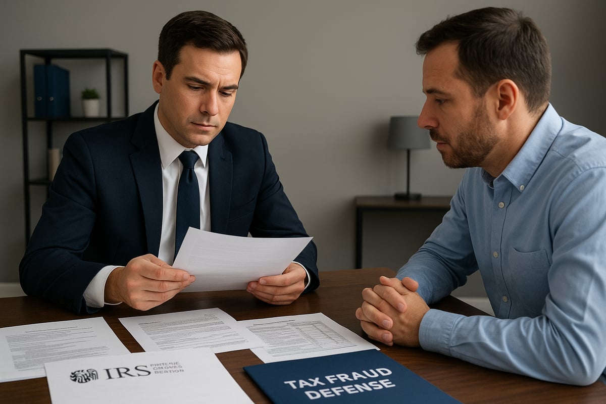 The Critical Role of a Tax Fraud Defense Attorney