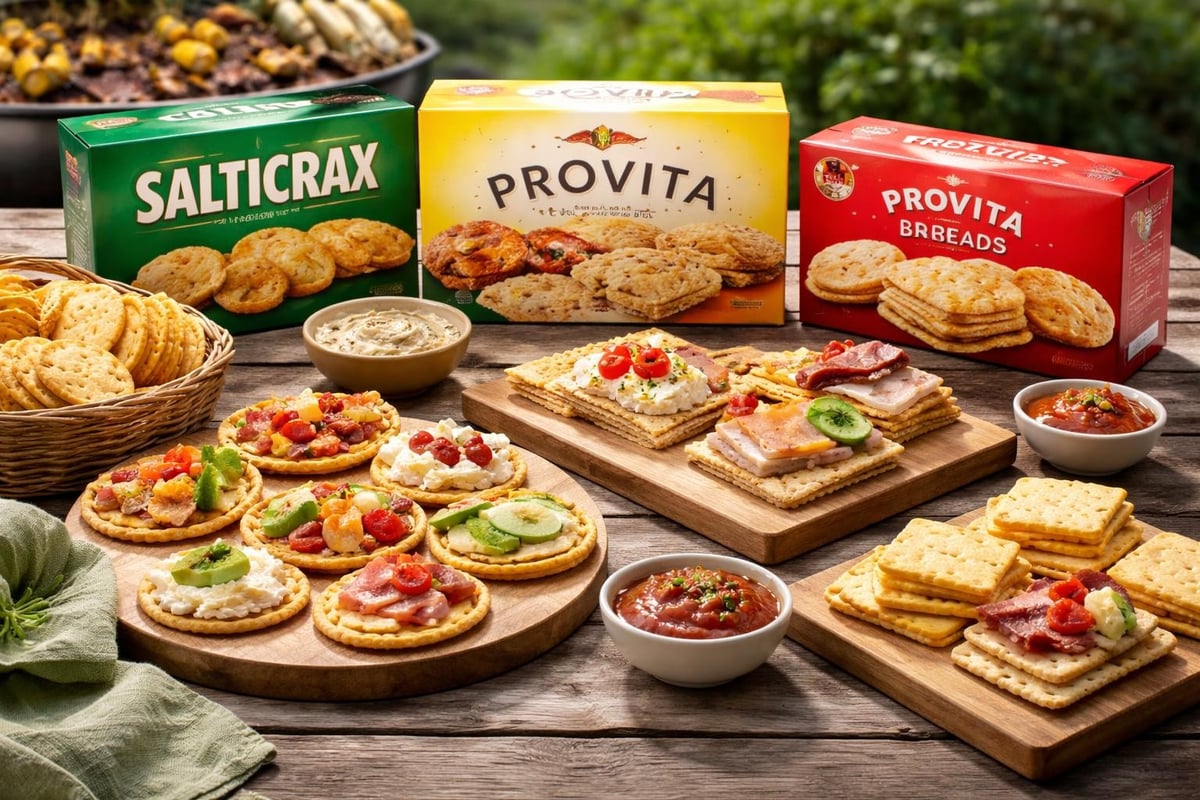 South African cracker varieties and their traditional serving occasions