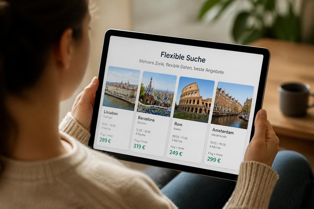 Flexible Reisesuche