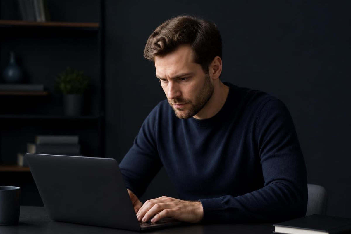 Brain wave patterns during focused work