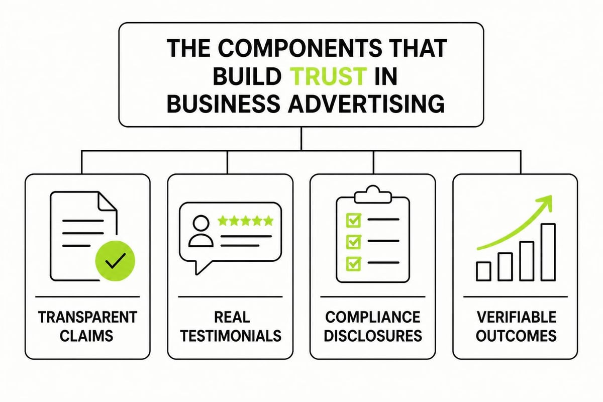 Trust elements in advertising