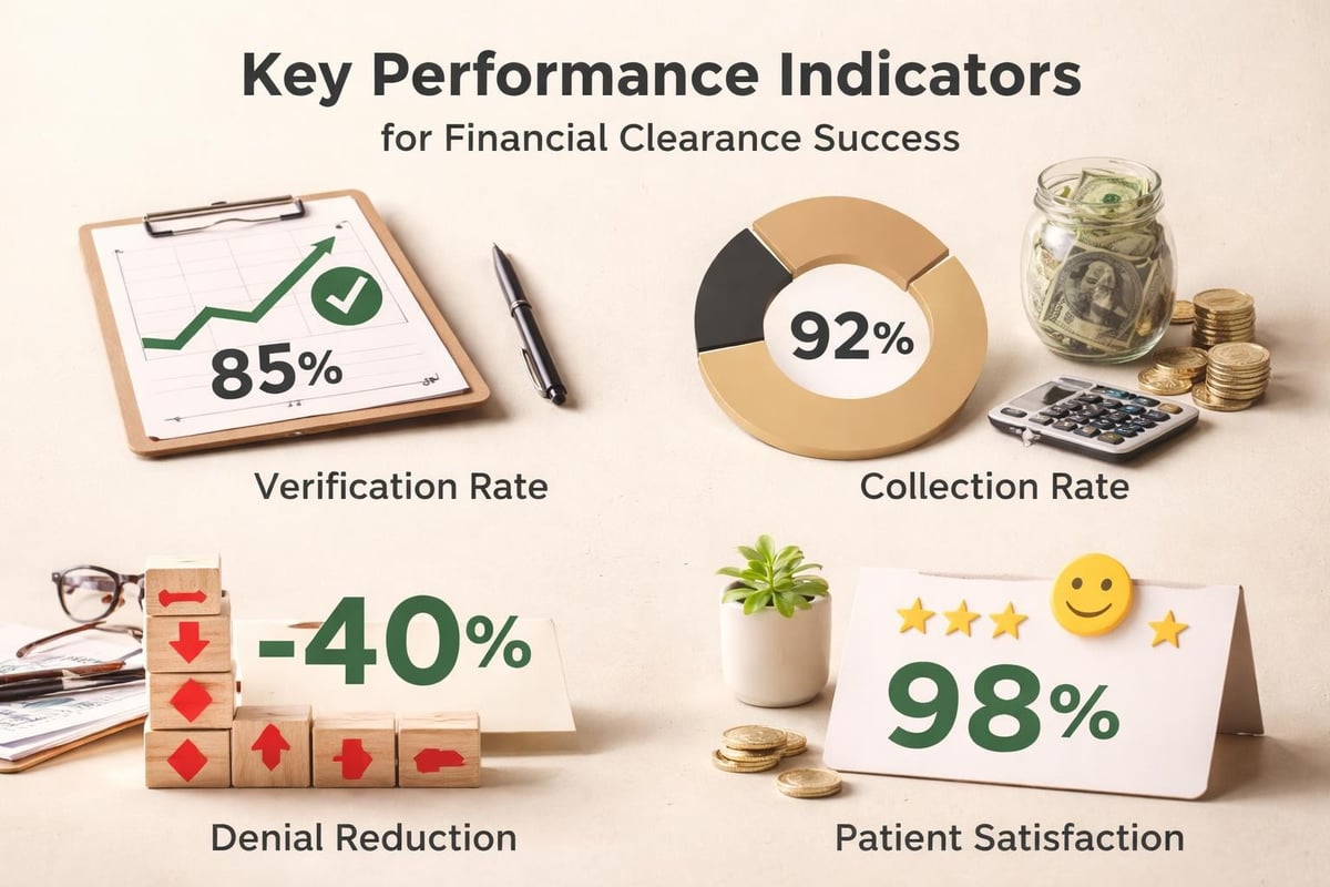 Financial clearance metrics