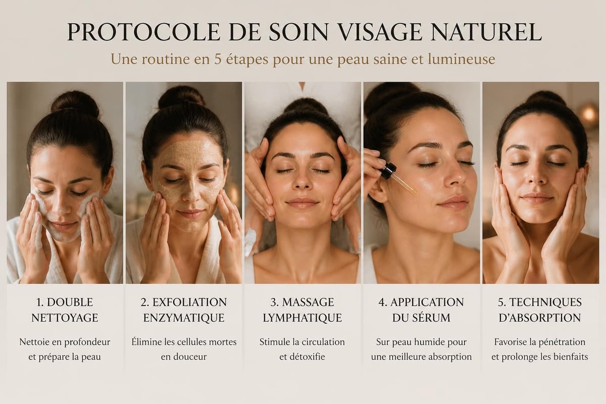 Protocole soin naturel visage