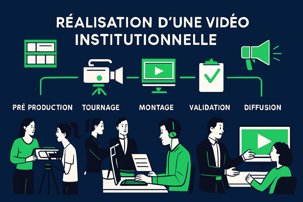 Étapes clés de la réalisation d’une vidéo institutionnelle