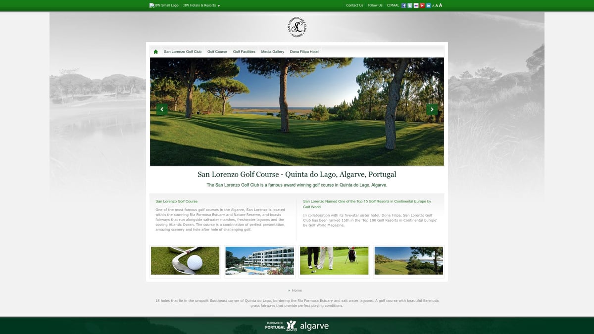 10 Fantastiska Golfbanor Portugal Du Måste Uppleva 2025 - San Lorenzo Golf Club