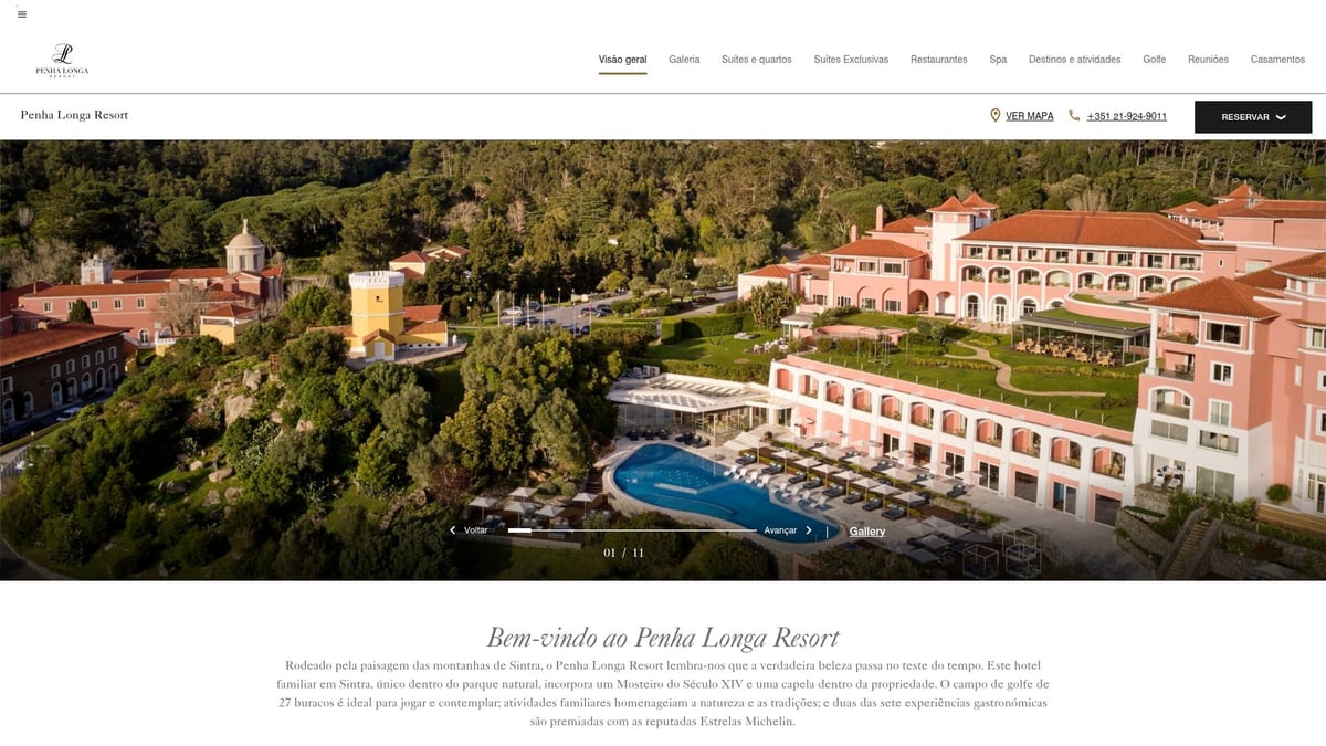 10 Fantastiska Golfbanor Portugal Du Måste Uppleva 2025 - Penha Longa Resort