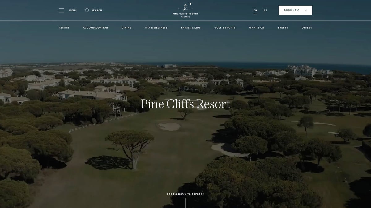 10 Fantastiska Golfbanor Portugal Du Måste Uppleva 2025 - Pine Cliffs Golf Course