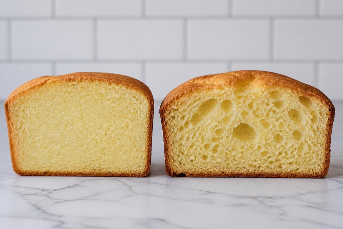Cake flour protein levels