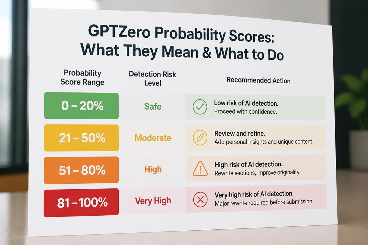 Detection score interpretation