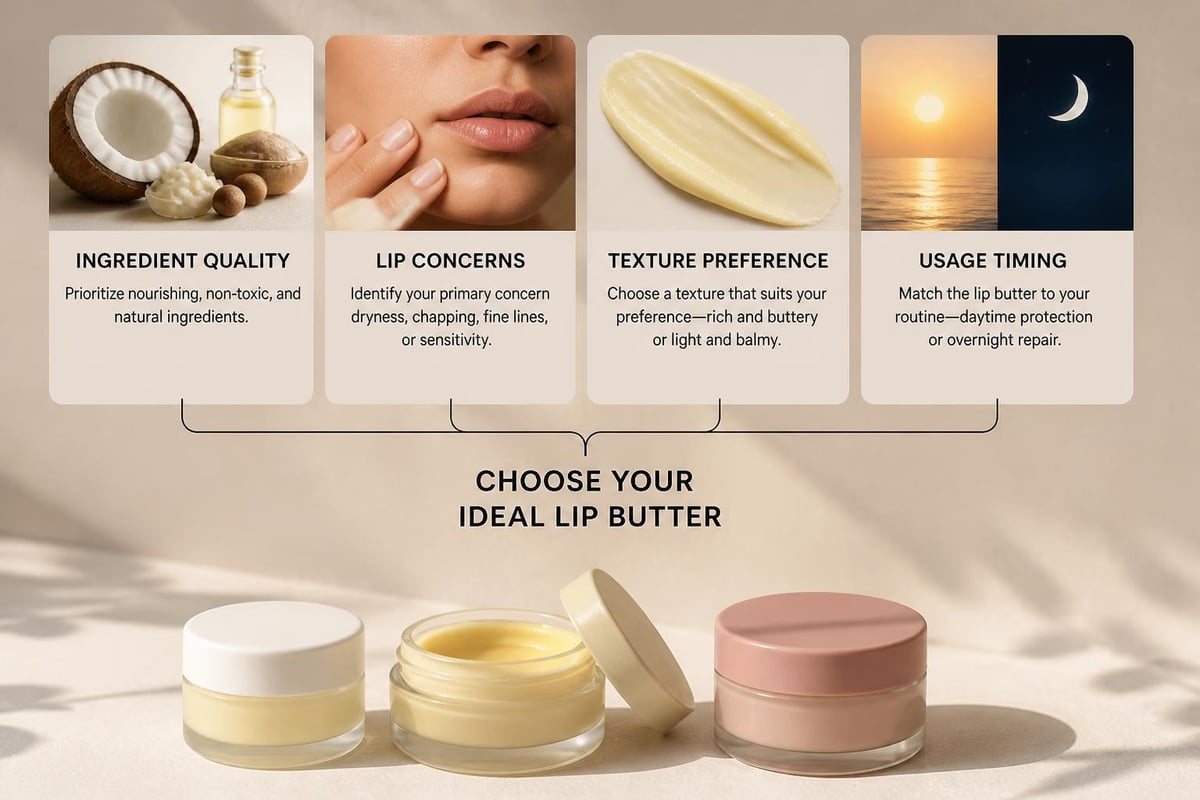 Choosing lip butter