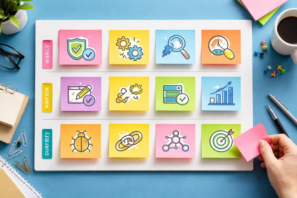 Website-Wartungsplan