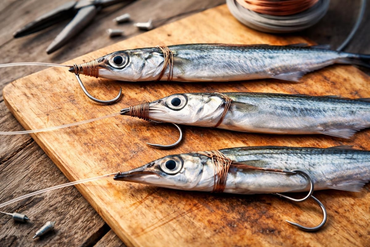 Ballyhoo bait rigging techniques