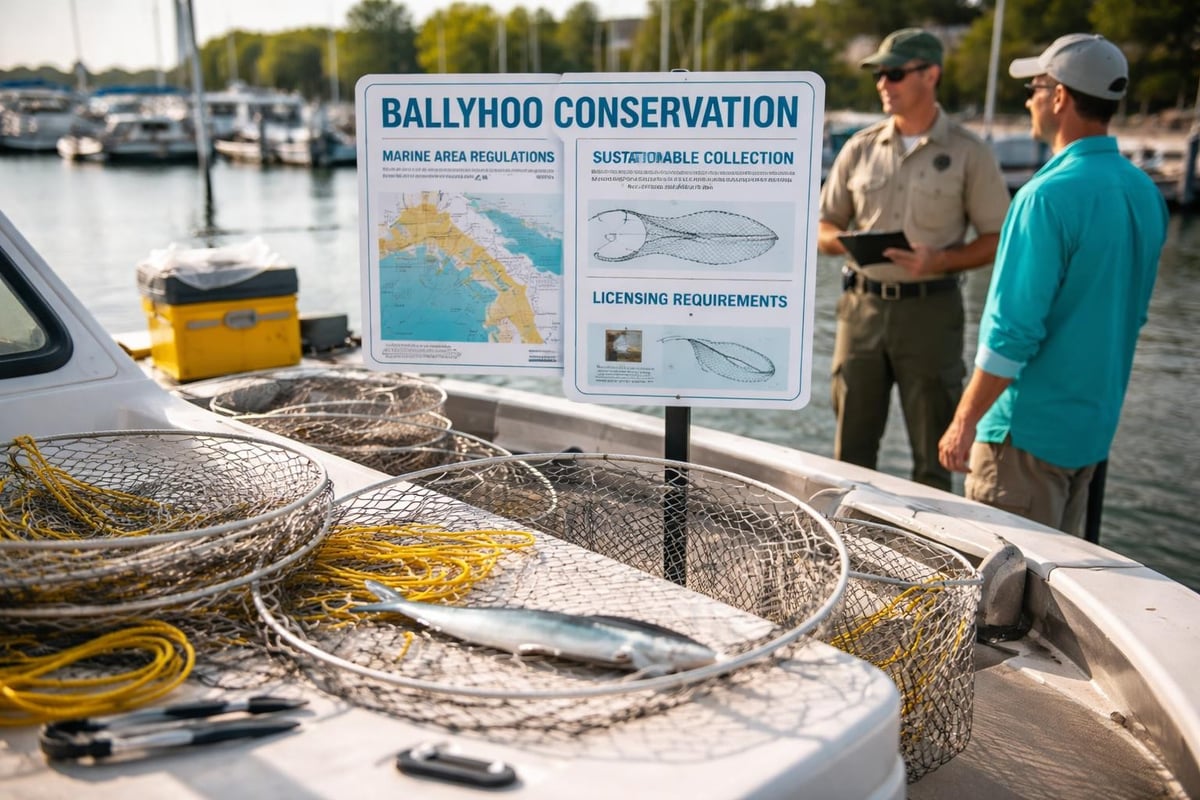 Ballyhoo bait regulations and harvesting