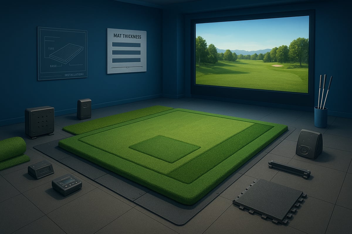 How to Match a Hitting Mat to Your Simulator Setup