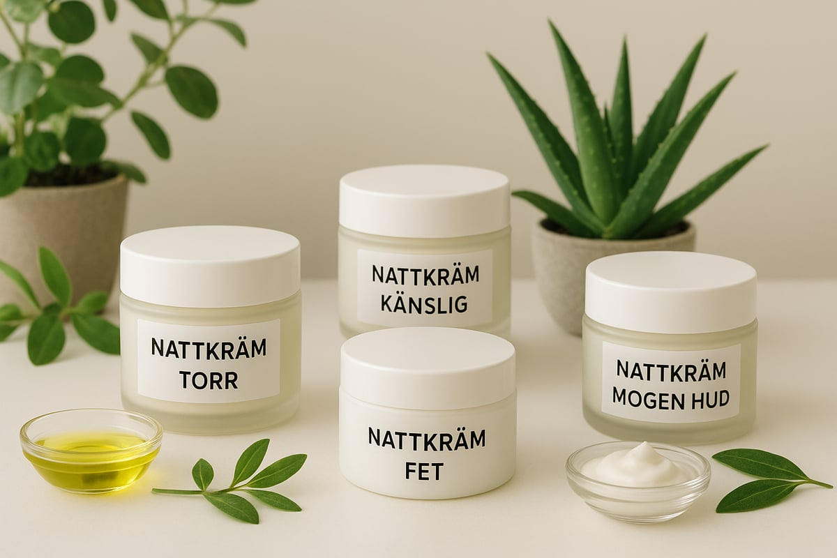 Hur väljer du rätt nattkräm för din hudtyp?
