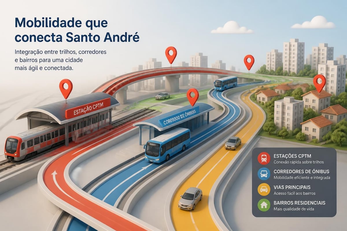 Infraestrutura de transporte em Santo André