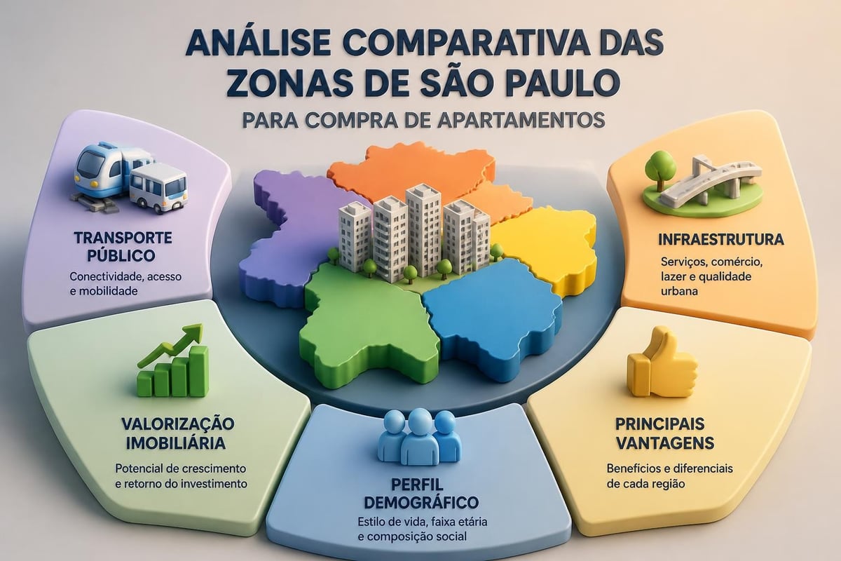 Comparação de regiões de São Paulo