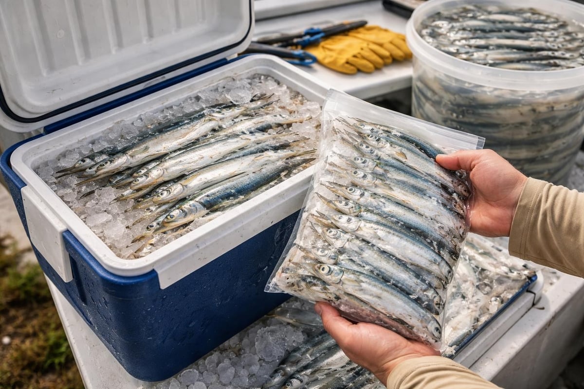 Ballyhoo bait preparation