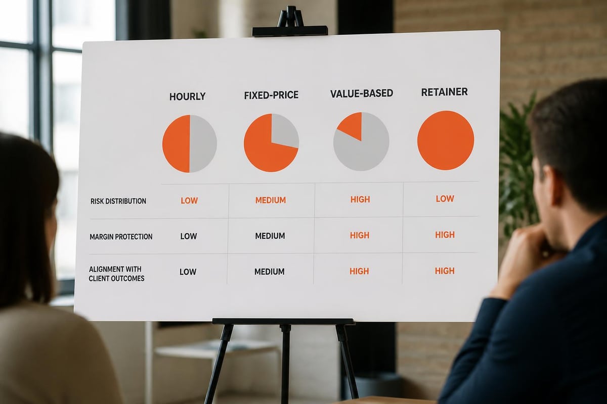 Service Pricing That Protects Margins in Software Pricing model comparison
