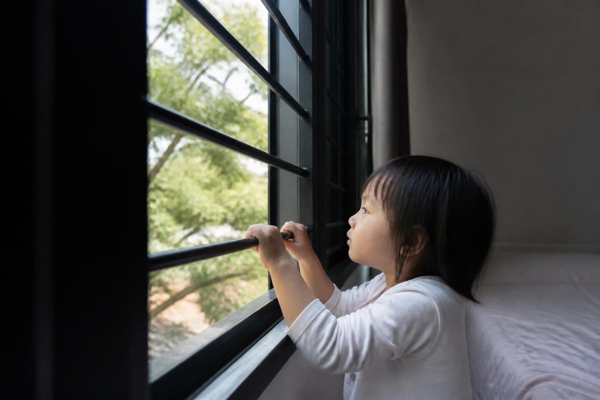 Window guard bars security versus safety functions