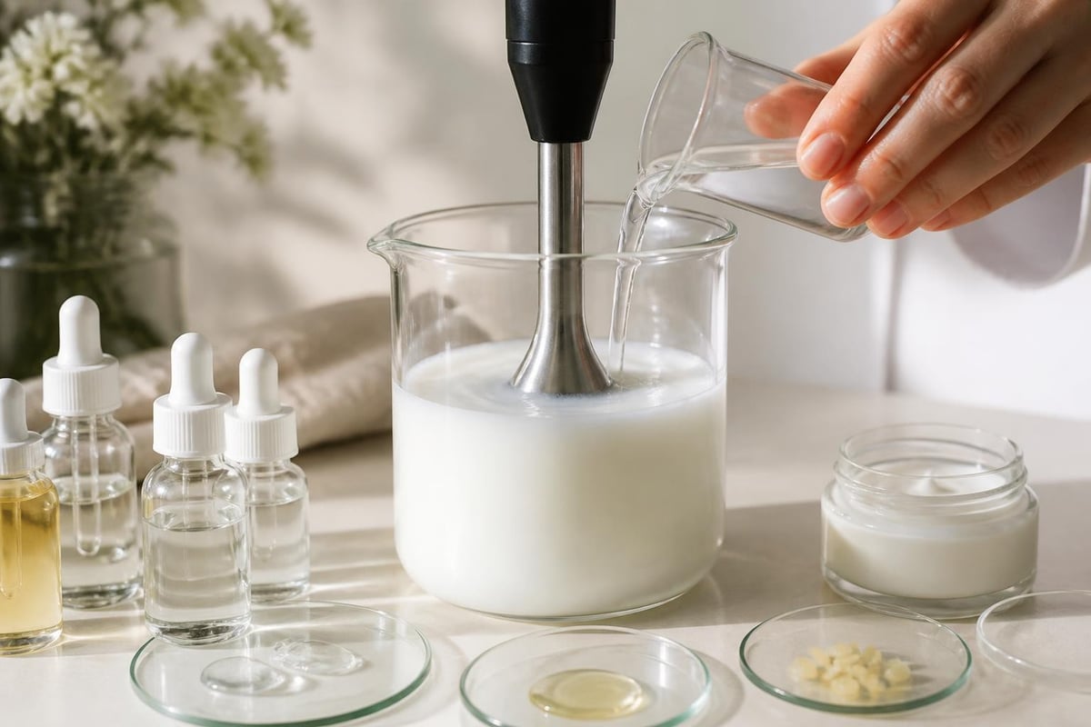 Milky toner ingrediensstruktur
