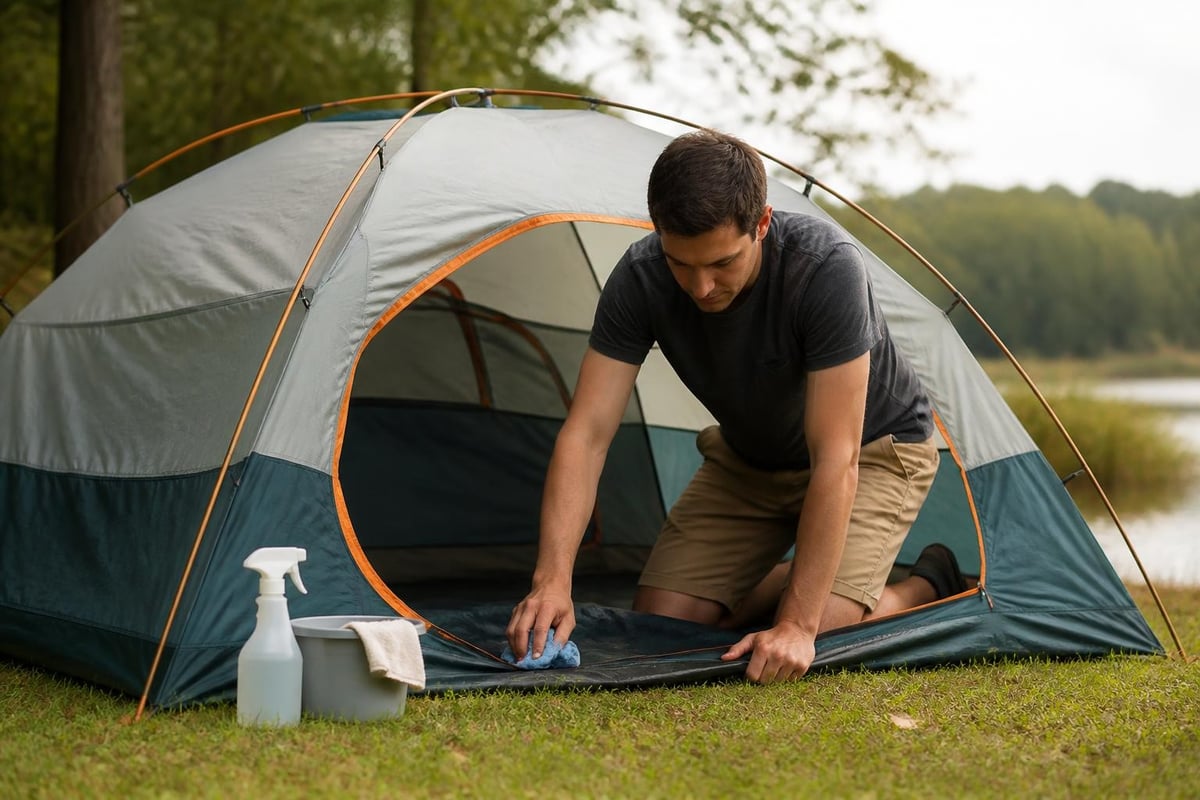Tent maintenance schedule