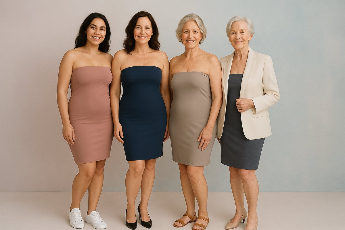 Voor Wie is de Bandeau Jurk Geschikt? Lichaamstypes & Leeftijd