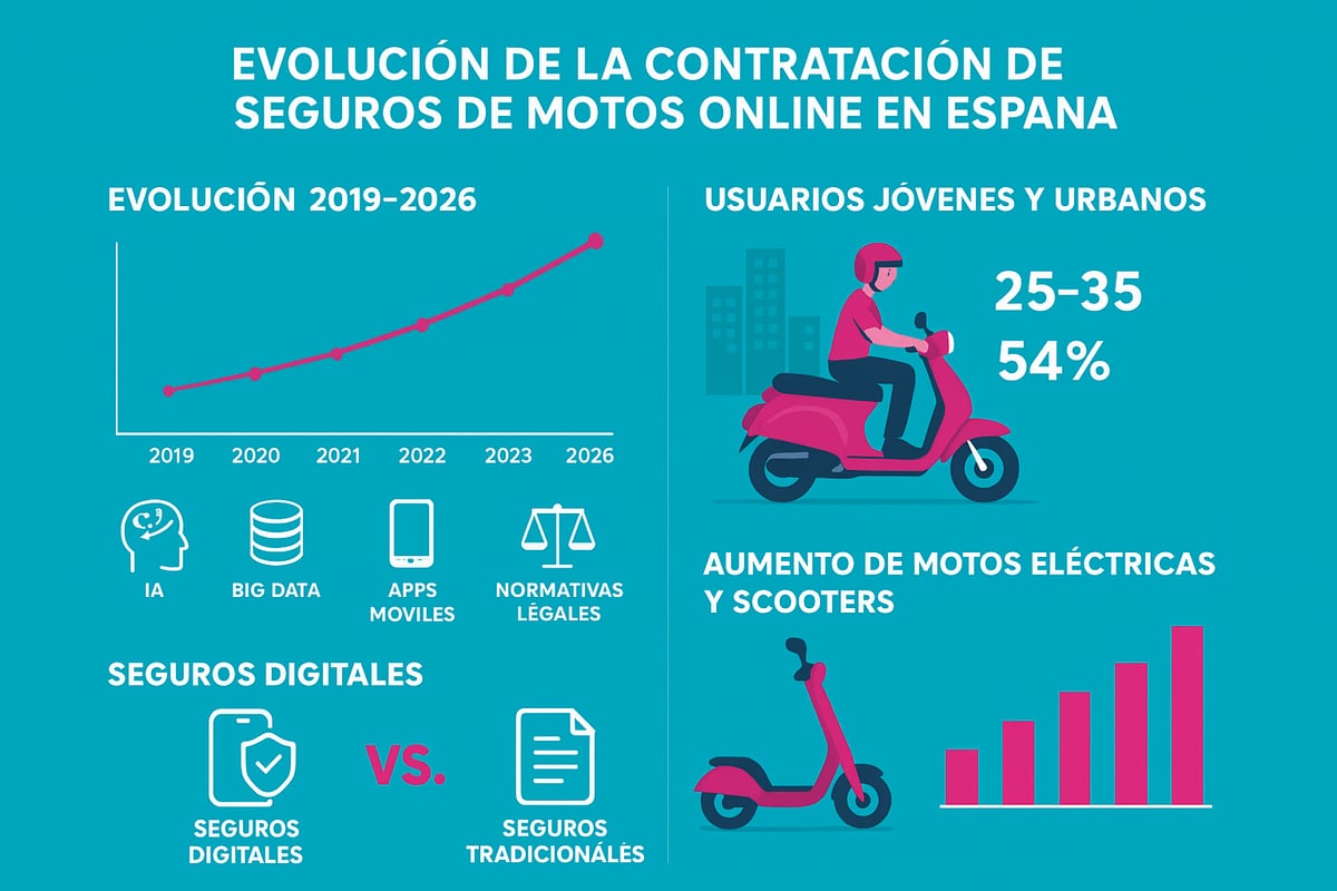 Panorama Actual y Tendencias en Seguros de Motos Online para 2026