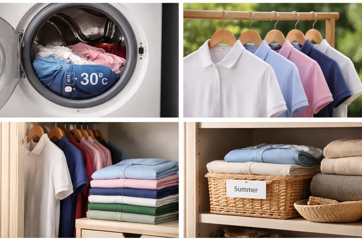 Care guide for riding polo shirts