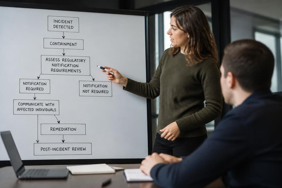 Privacy breach response workflow