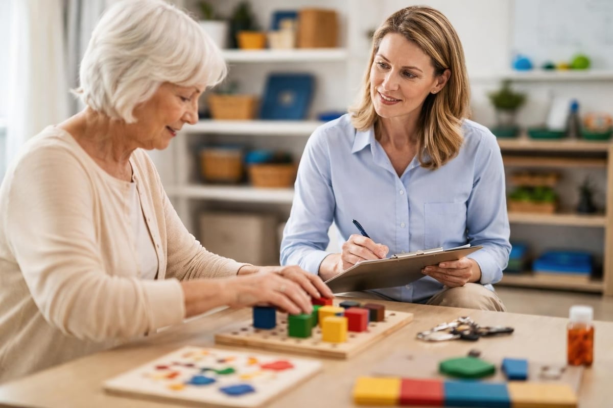 Occupational therapy assessment process