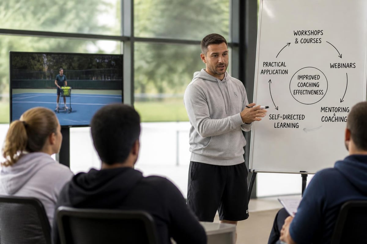 Tennis coach professional development