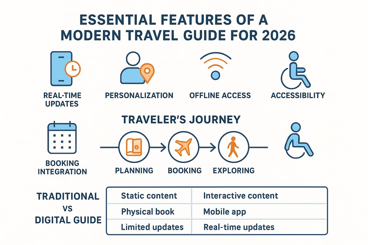 Essential Features of a Modern Travel Guide for 2026 Adventures
