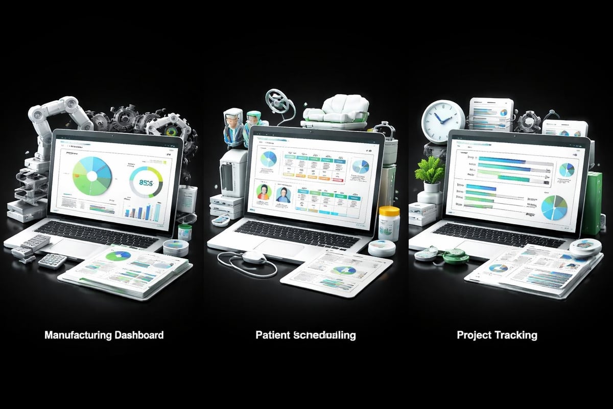 Industry-specific Excel dashboards
