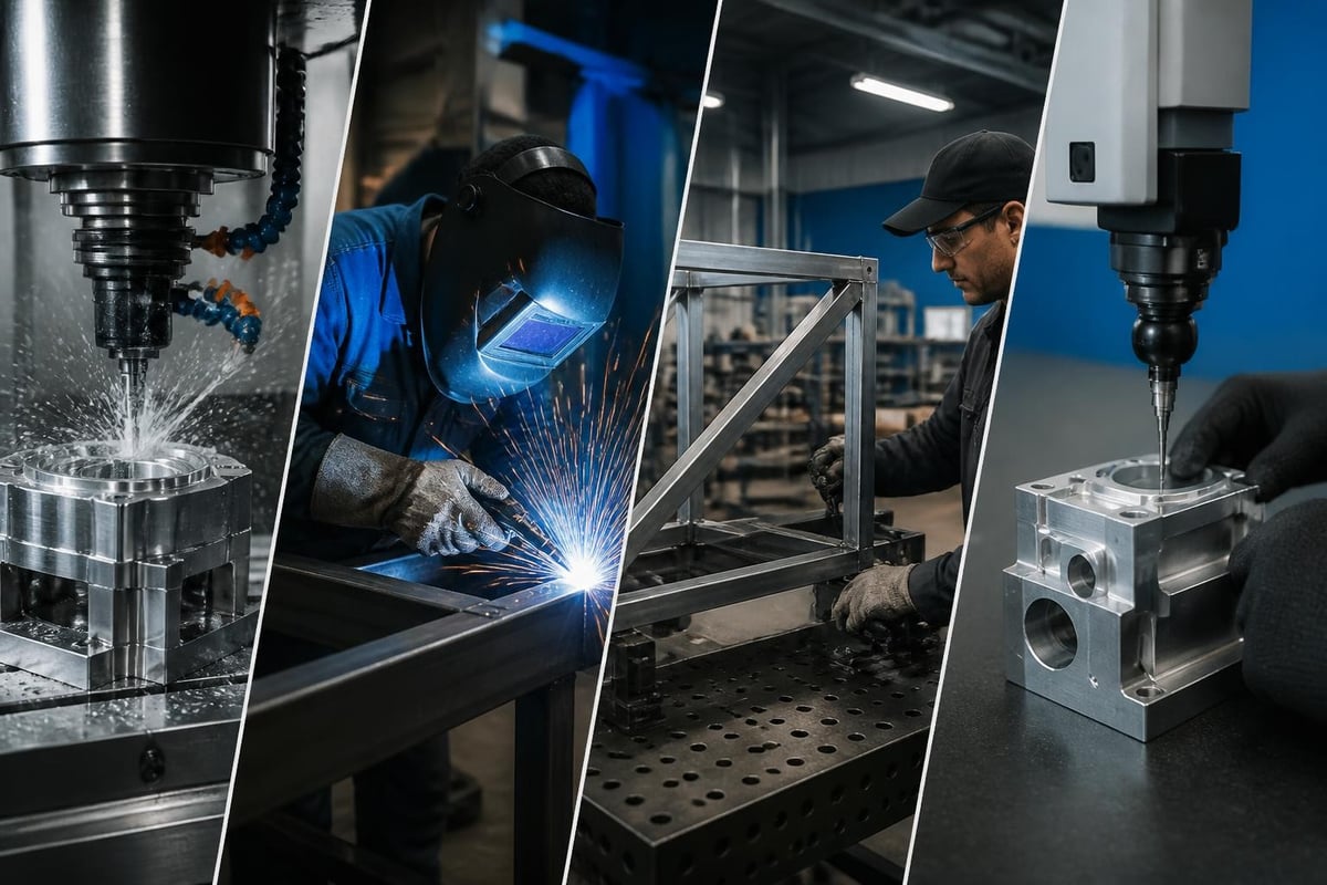 Integrated machine shop services