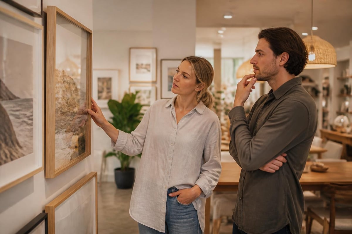 Australian framed artwork market segments